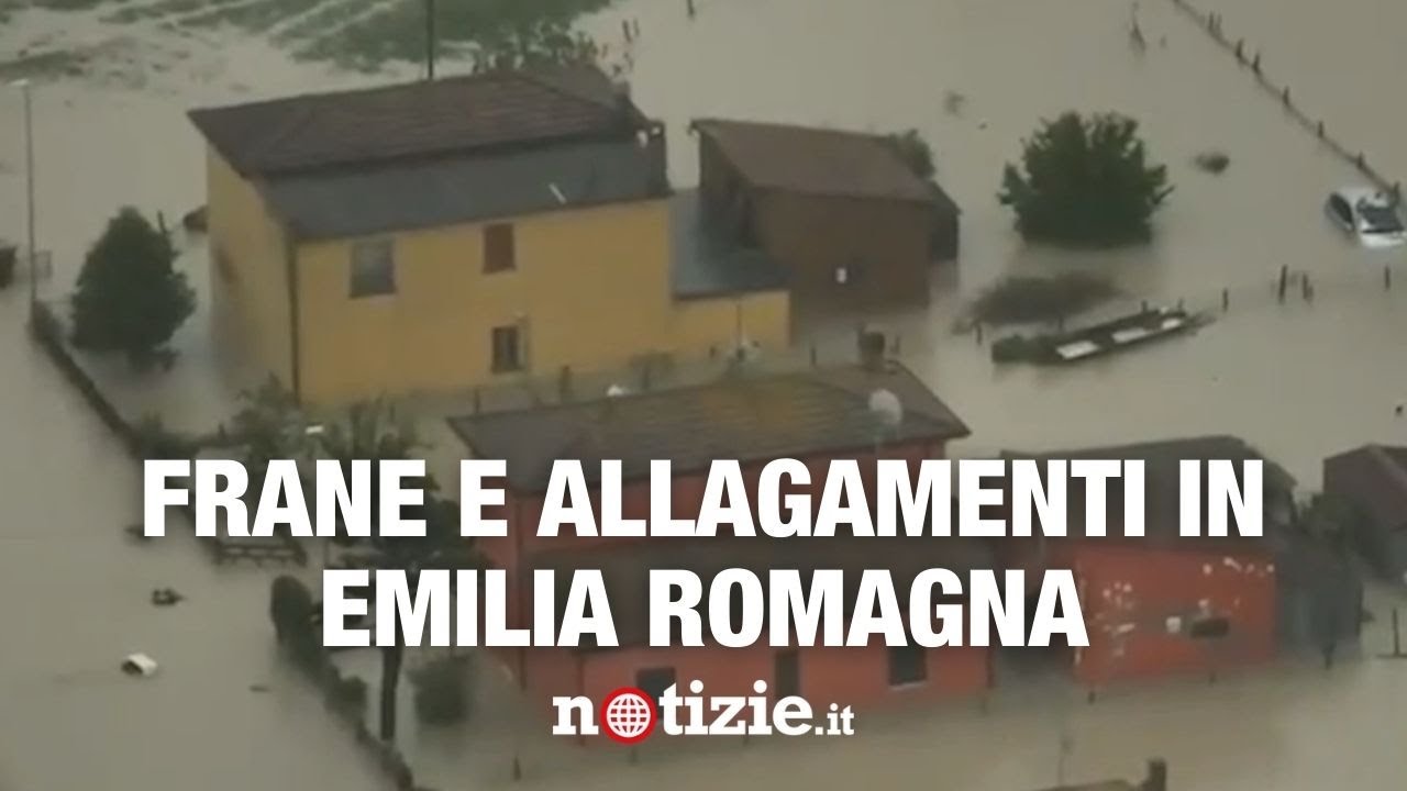 Maltempo In Emilia Romagna, Frane E Allagamenti: Le Riprese Aeree ...