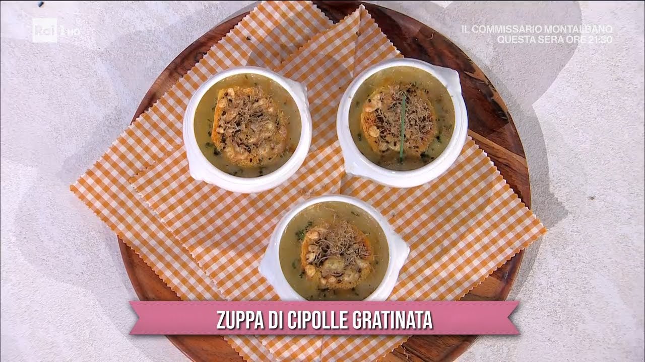 Zuppa di cipolle gratinata – È sempre mezzogiorno – 08/11/2023