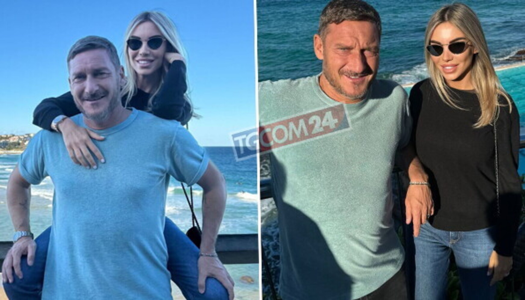 Francesco Totti e Noemi Bocchi innamorati a Sydney