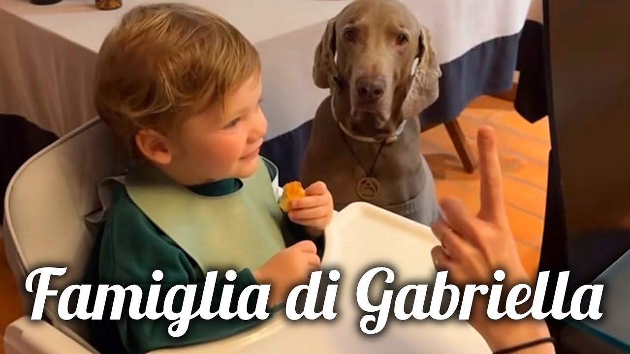 Francesca Ferragni dalla famiglia del cane Gabriella ￼
