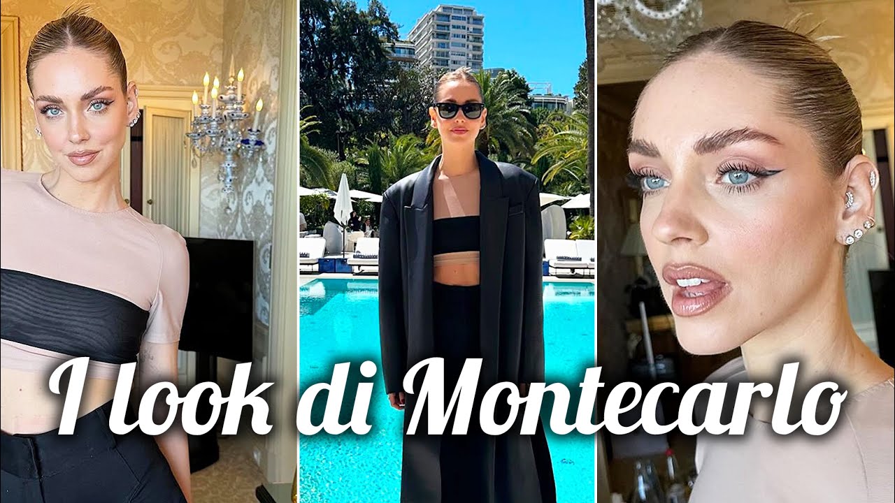 I look di Chiara Ferragni alla settimana della moda Monte Carlo