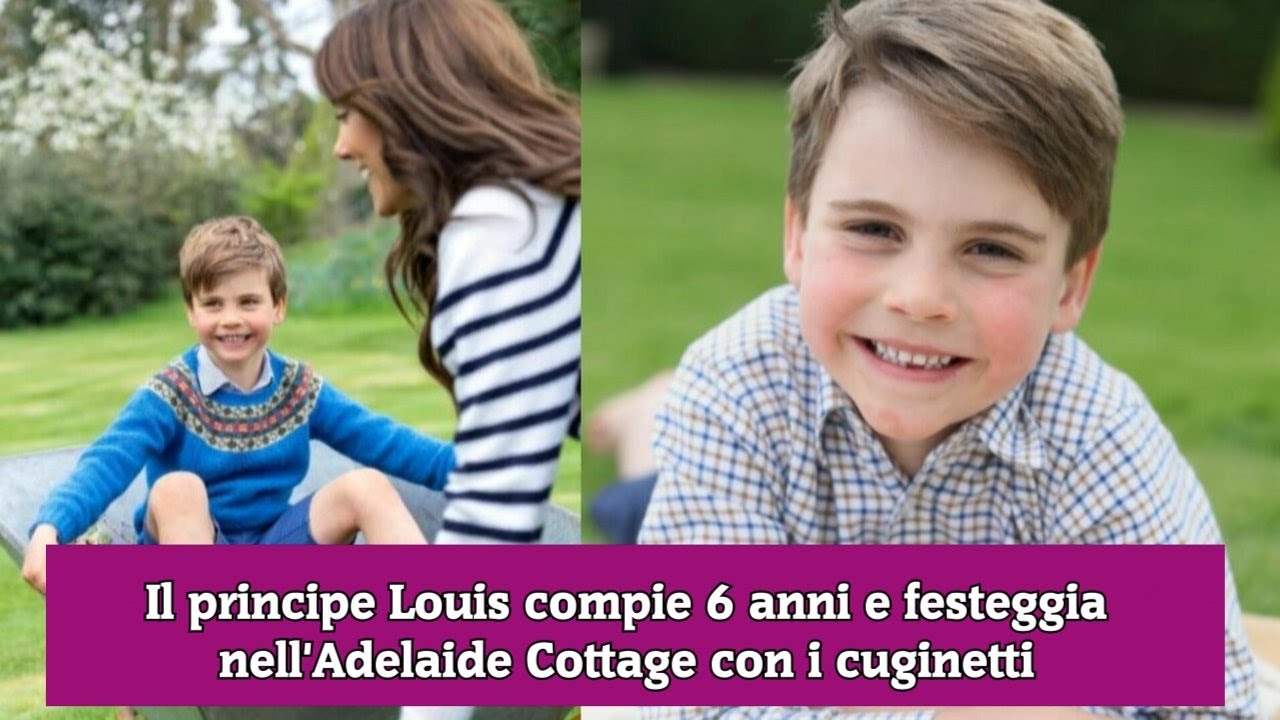 Il principe Louis compie 6 anni e festeggia nell'Adelaide Cottage con i cuginetti