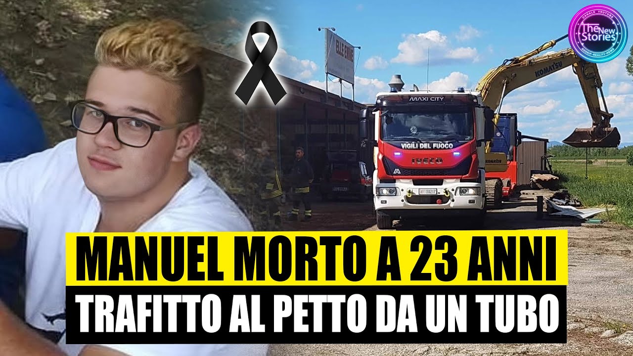 Manuel Cavanna morto a 23 anni: colpito al petto da un tubo di ferro mentre era al lavoro