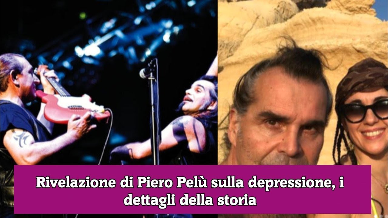 Rivelazione di Piero Pelù sulla depressione, i dettagli della storia