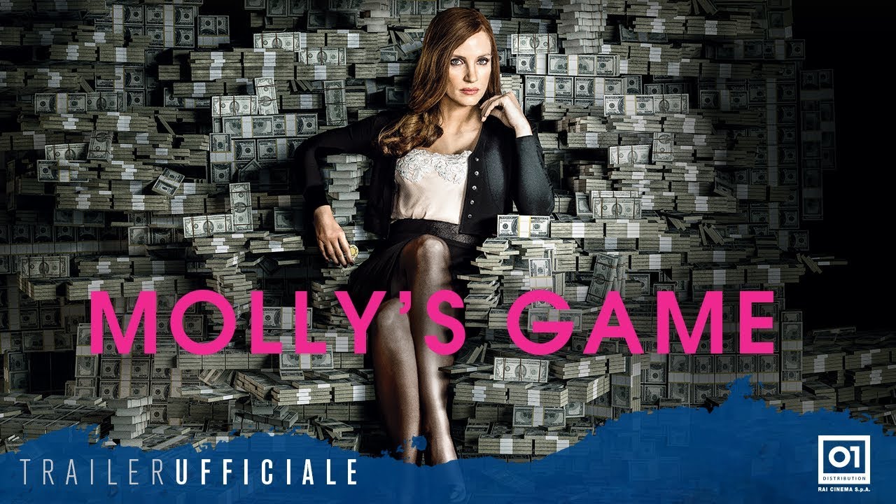 Molly’s Game, Jessica Chastain e Idris Elba in un thriller tra poker e potere