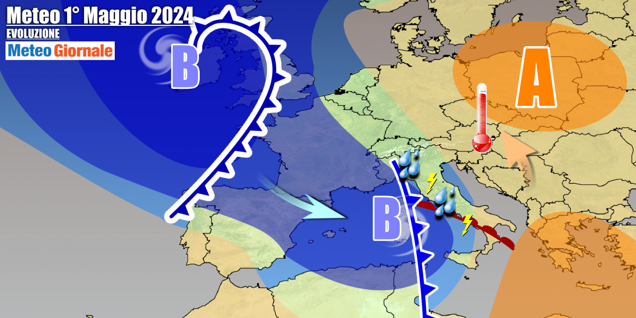 Meteo Italia: sole e caldo, ma non durerà e Primo Maggio con l’ombrello