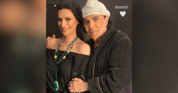 Paola Cortellesi e Laura Pausini cantano con Renato Zero in Sardegna