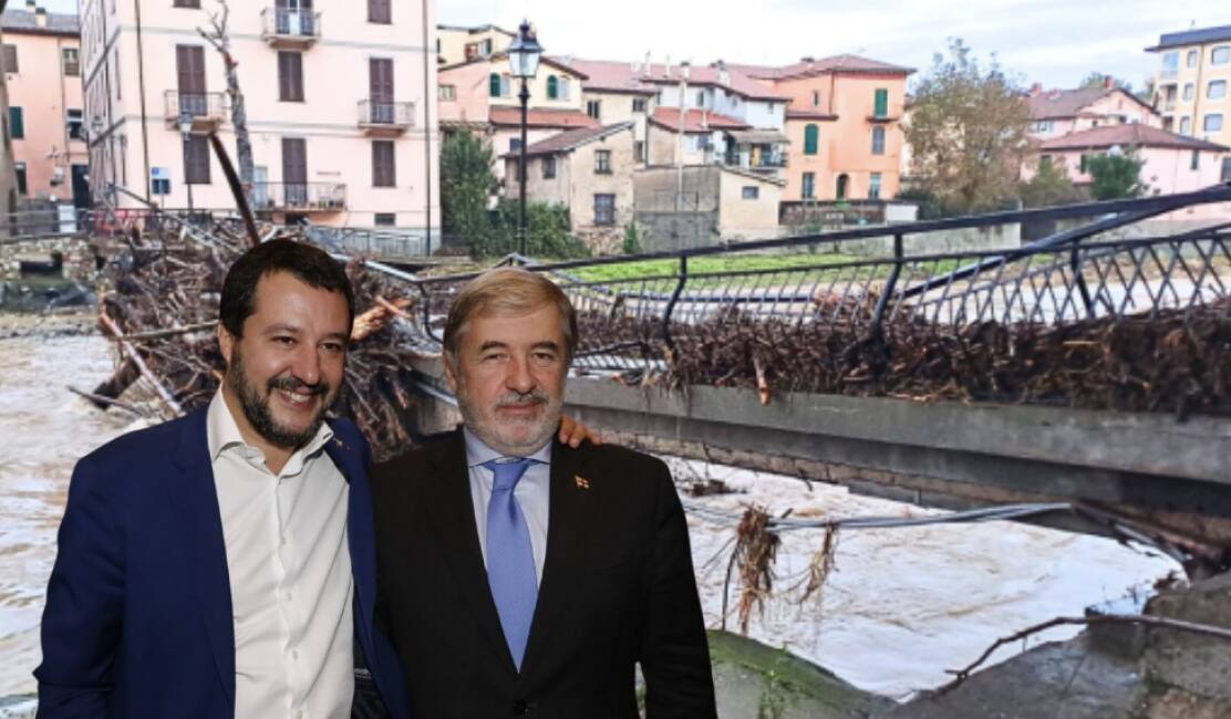 salvini ora grida al ‘complotto’ per il voto in liguria a causa del maltempo: ‘trucchi e trucchetti