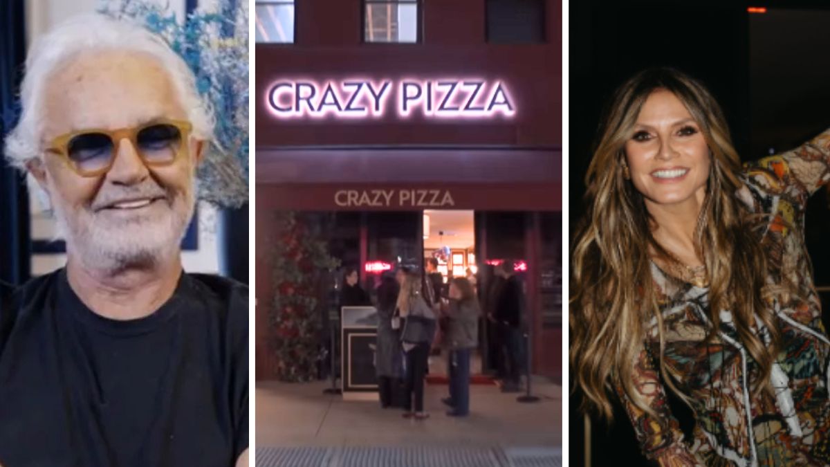 Flavio Briatore apre il Crazy Pizza con l’ex fidanzata: “Che noia i ristoranti stellati”